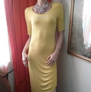 Yellow babe dress